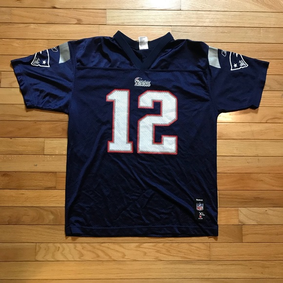 Reebok NFL NEW ENGLAND PATRIOTS BRADY JERSEY - Picture 1 of 5